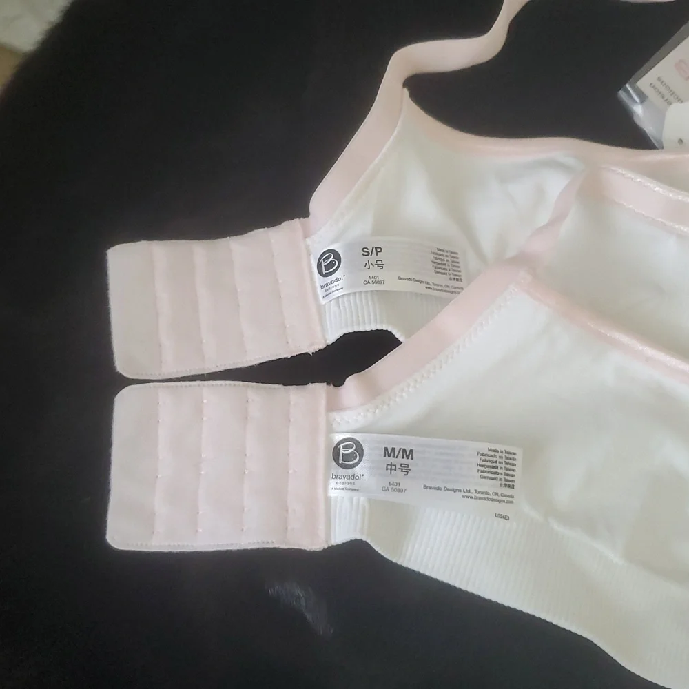NWT BRAVADO DESIGNS MATERNITY BODY SILK SEAMLESS NURSING BRA ;SIZES: SMALL AND M - Picture 3 of 13